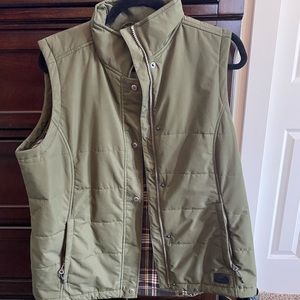 Olive green Roots73 puffer jacket, large
